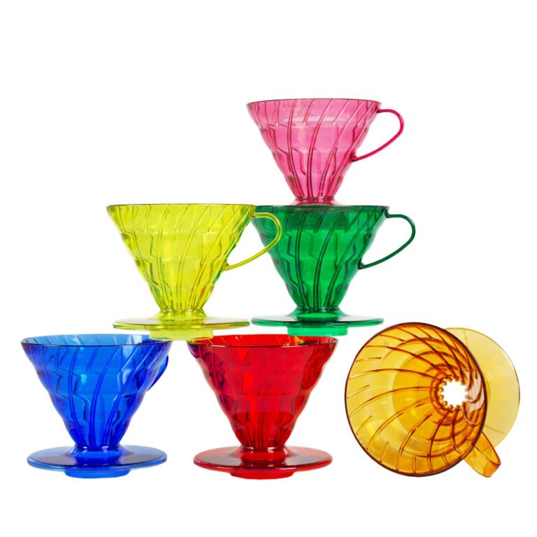 bunte ZweinTassen Filter, Handbrühung