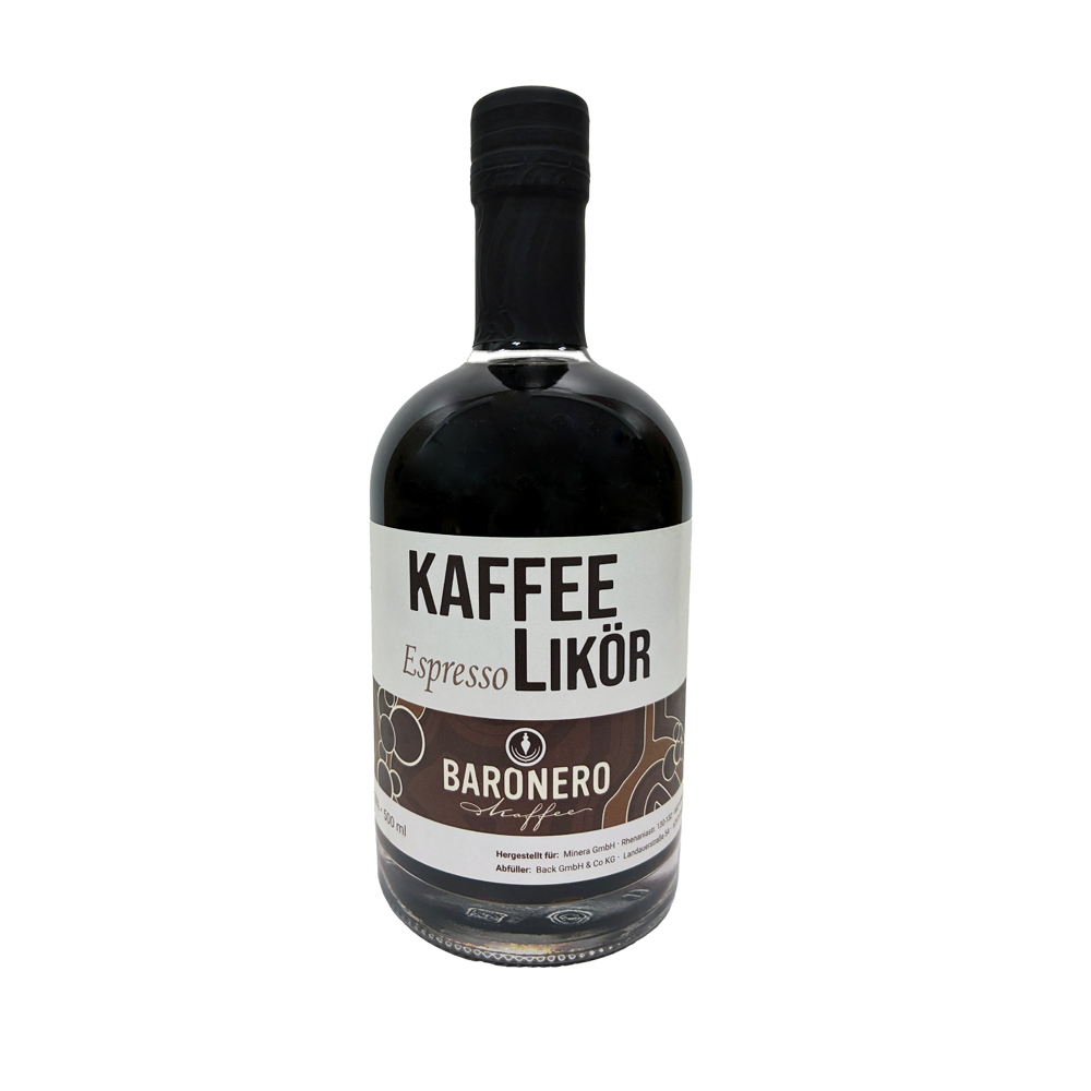 Kaffee Likör in der Flasche